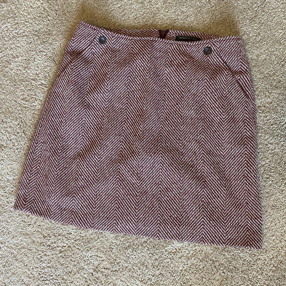 Banana Republic Tweed Miniskirt